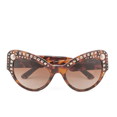 versace havana cat eye sunglasses|oversized Versace sunglasses women.